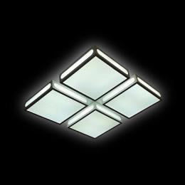 Потолочный светодиодный светильник Ambrella light Orbital Crystal Sand FS1888 WH/SD 144W 4200K D520*  - 2